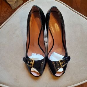 GIUSEPPE Black Patent Leather Pump